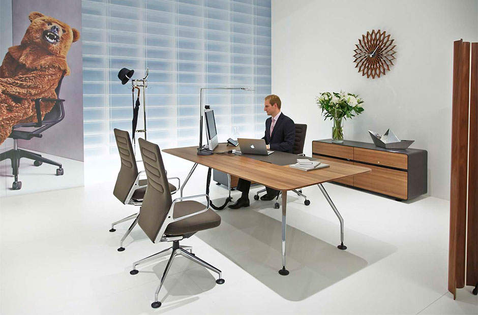 办公椅|现代真皮中班椅|办公家具|设计师家具|AC 5 高背椅